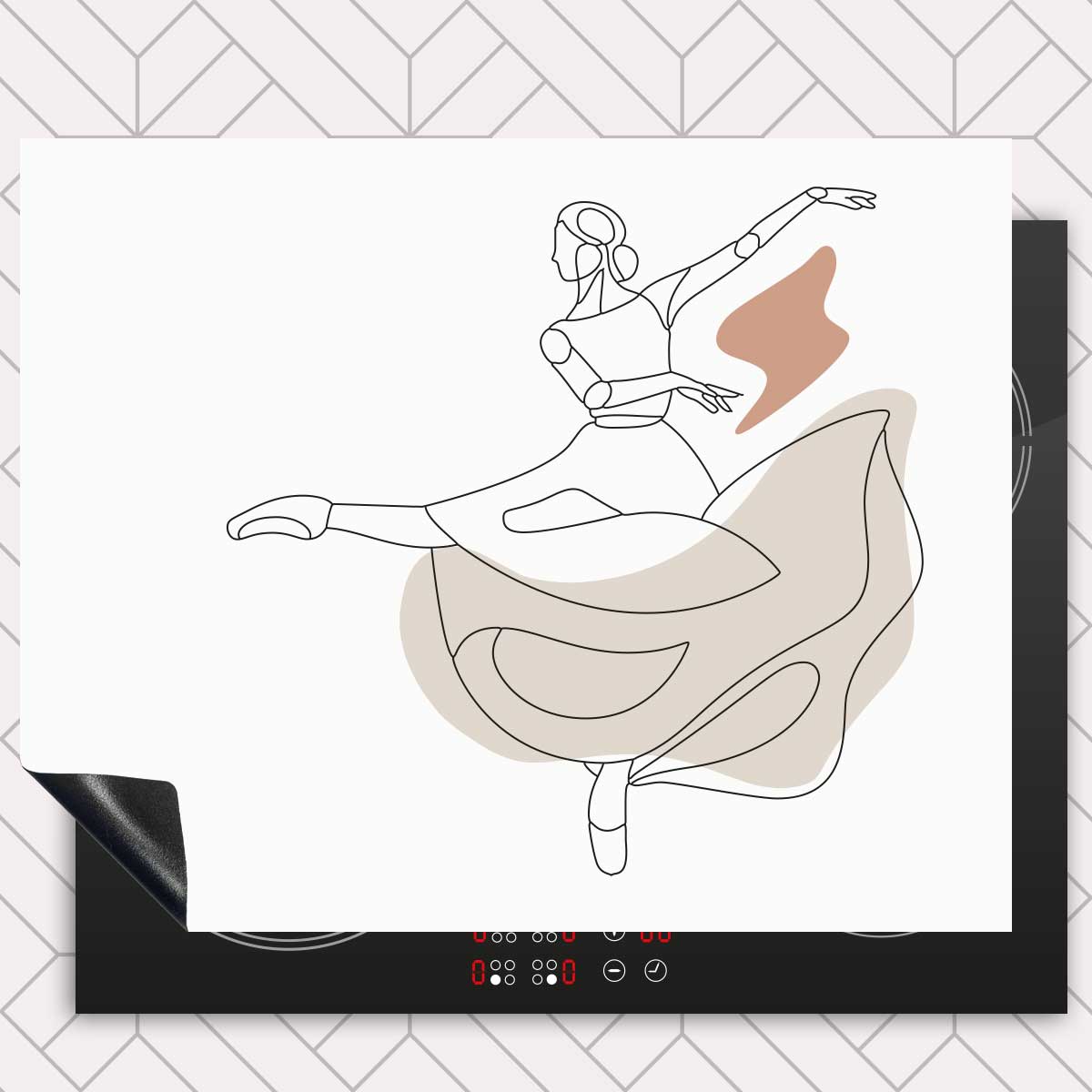 Inductie beschermer - Ballerina