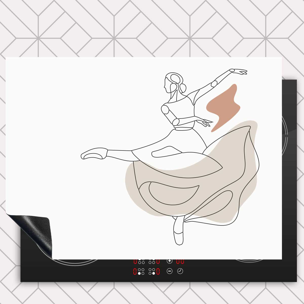 Inductie beschermer - Ballerina