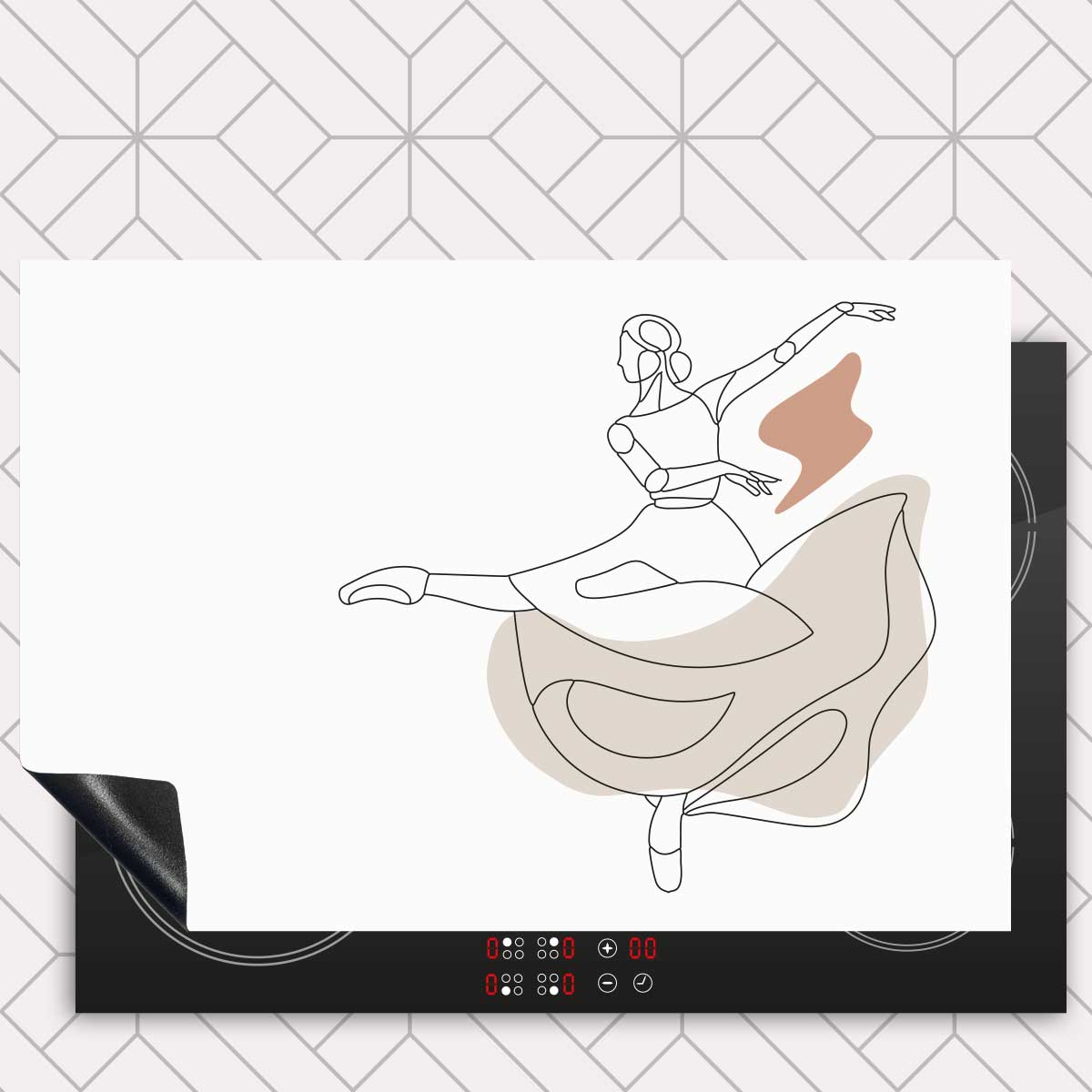 Inductie beschermer - Ballerina