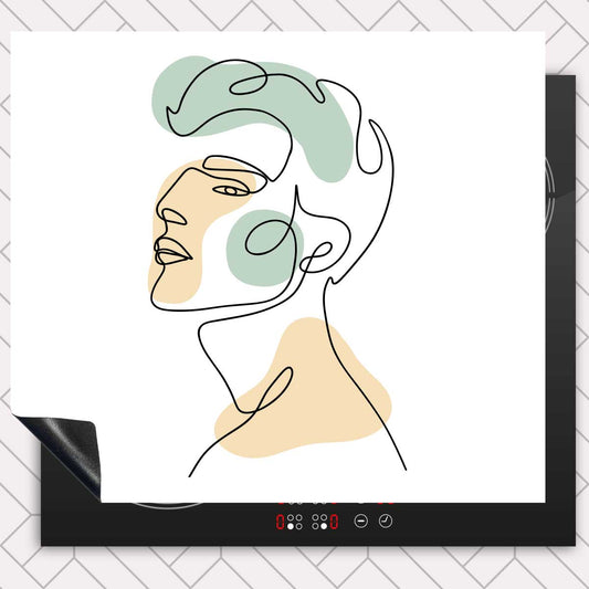 Inductie beschermer - Man in één lijn