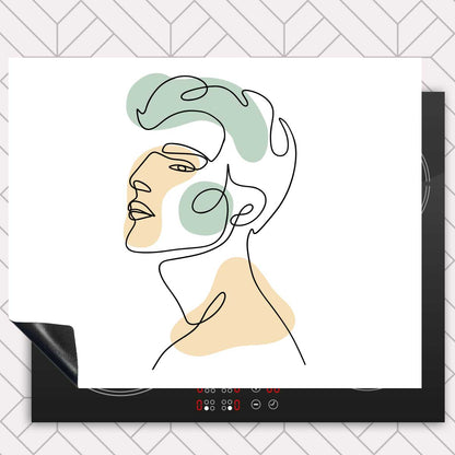 Inductie beschermer - Man in één lijn