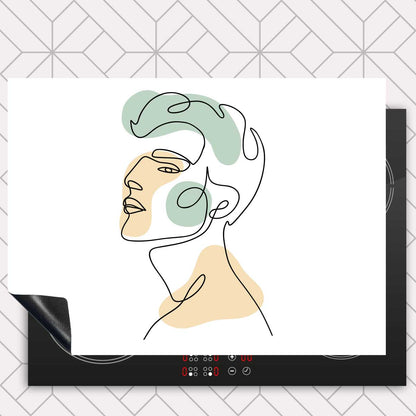 Inductie beschermer - Man in één lijn