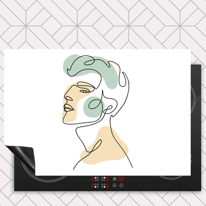 Inductie beschermer - Man in één lijn