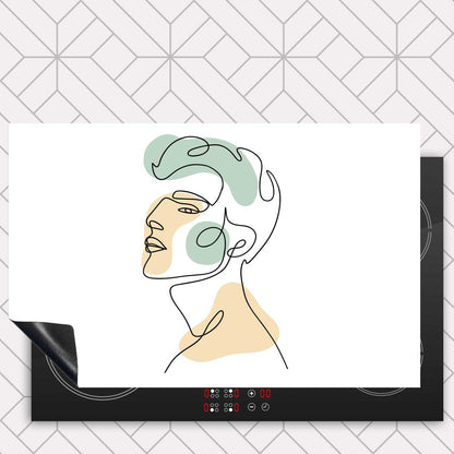 Inductie beschermer - Man in één lijn