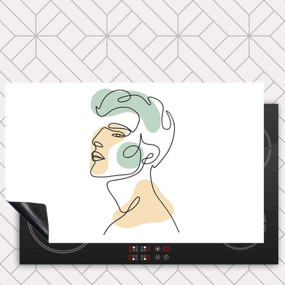 Inductie beschermer - Man in één lijn