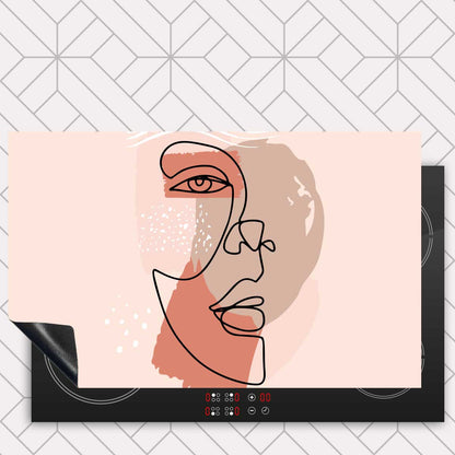 Inductie beschermer - Gezicht in balans