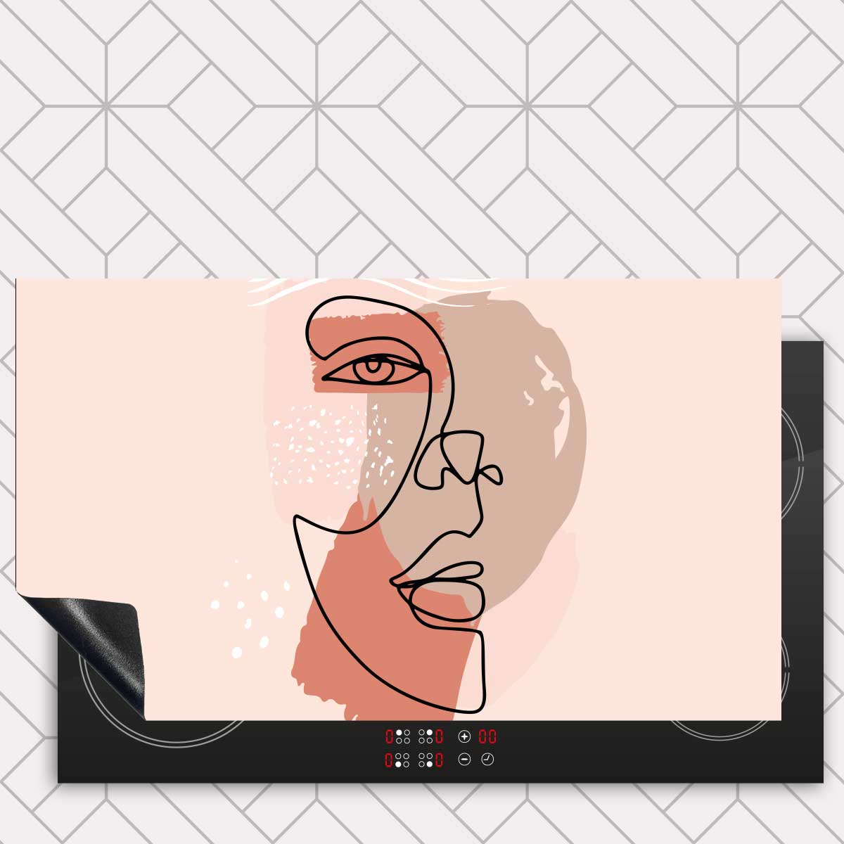 Inductie beschermer - Gezicht in balans