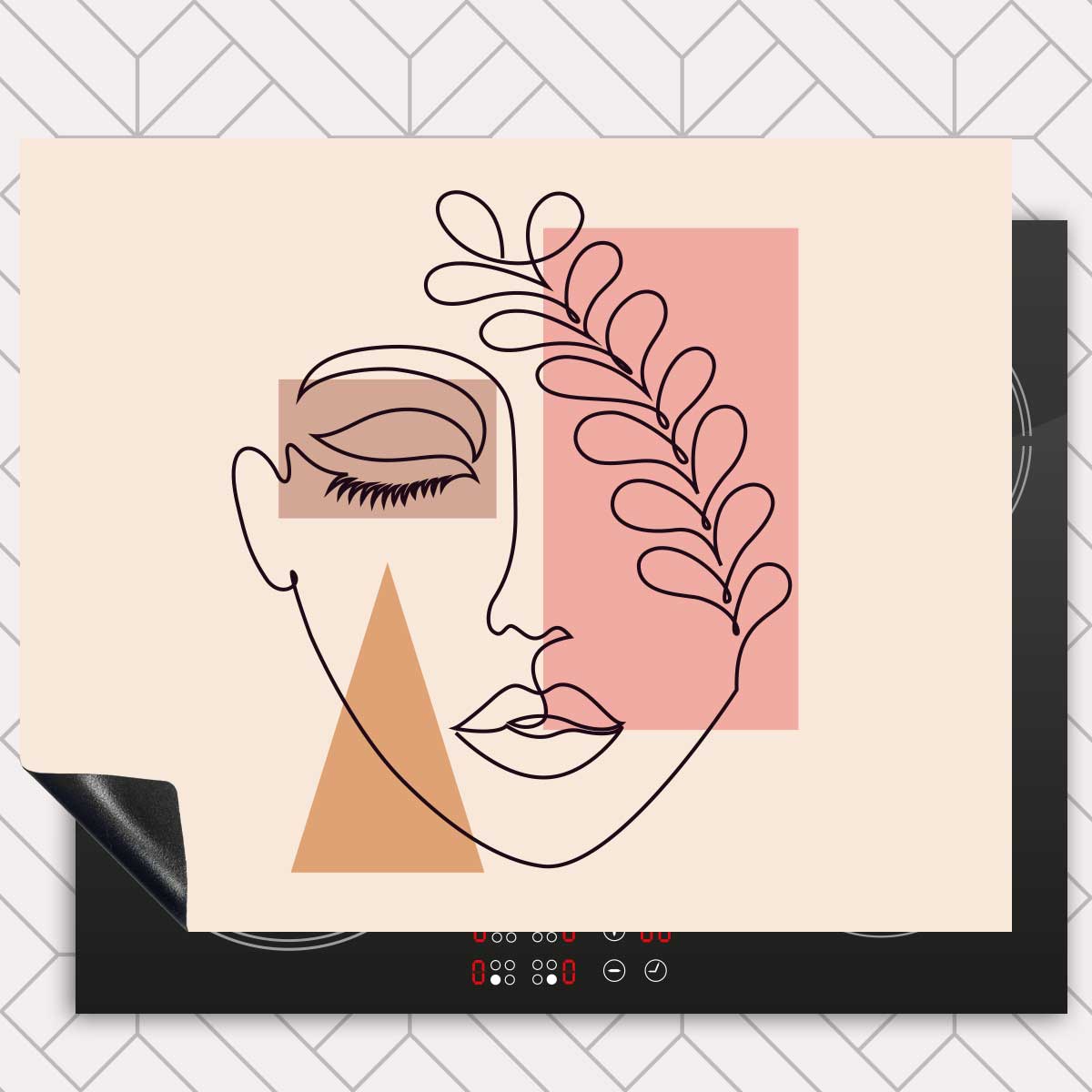 Inductie beschermer - Abstracte elegantie