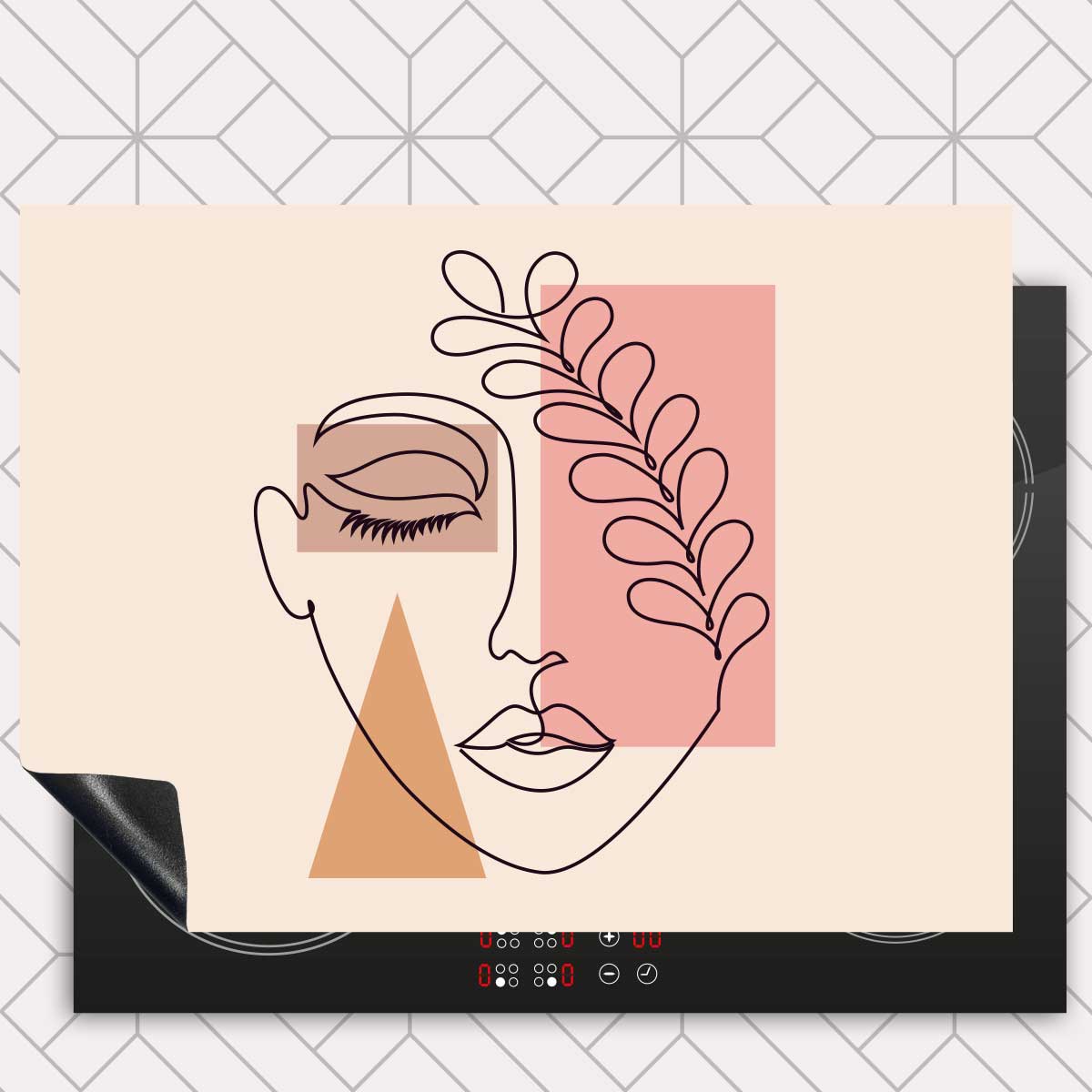 Inductie beschermer - Abstracte elegantie