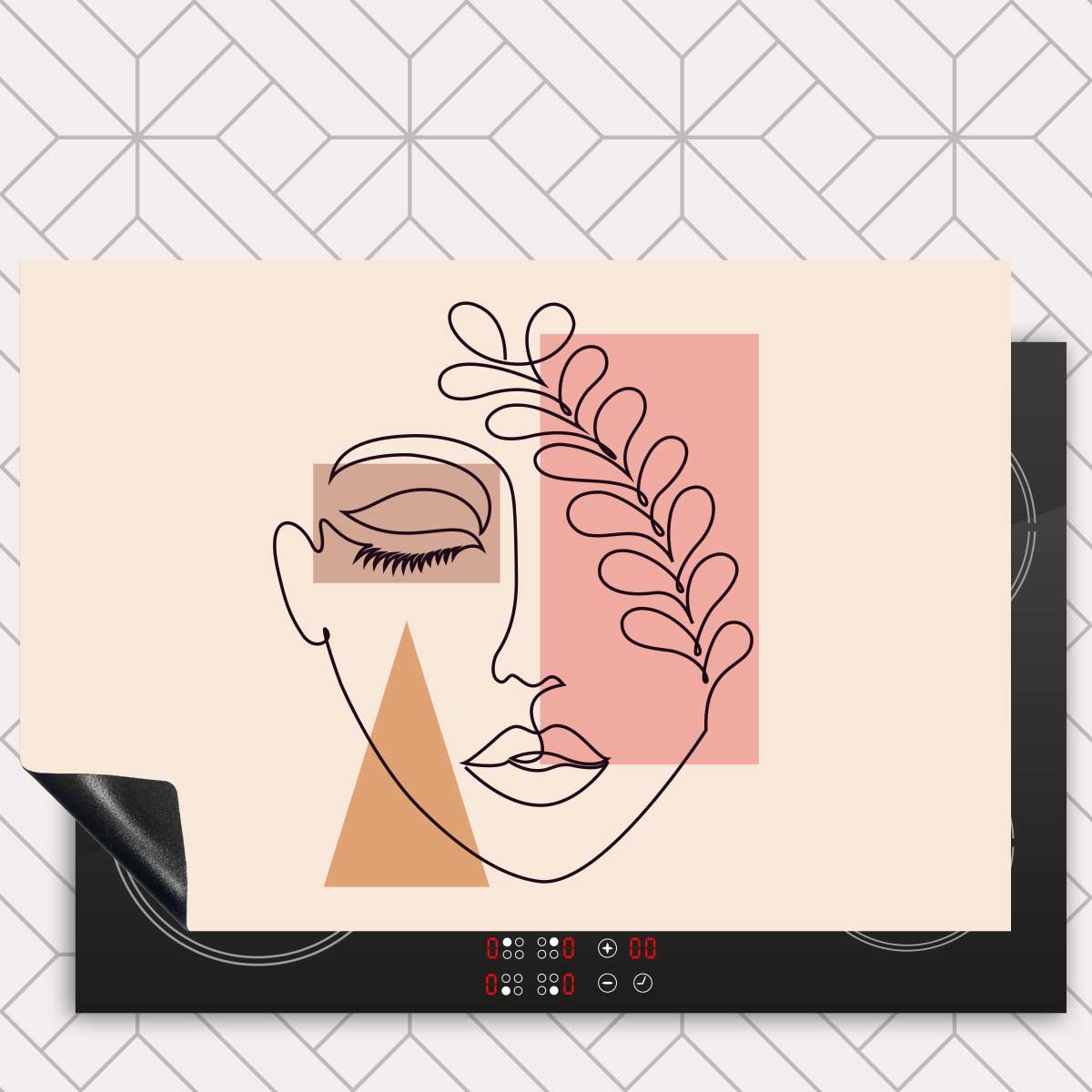 Inductie beschermer - Abstracte elegantie