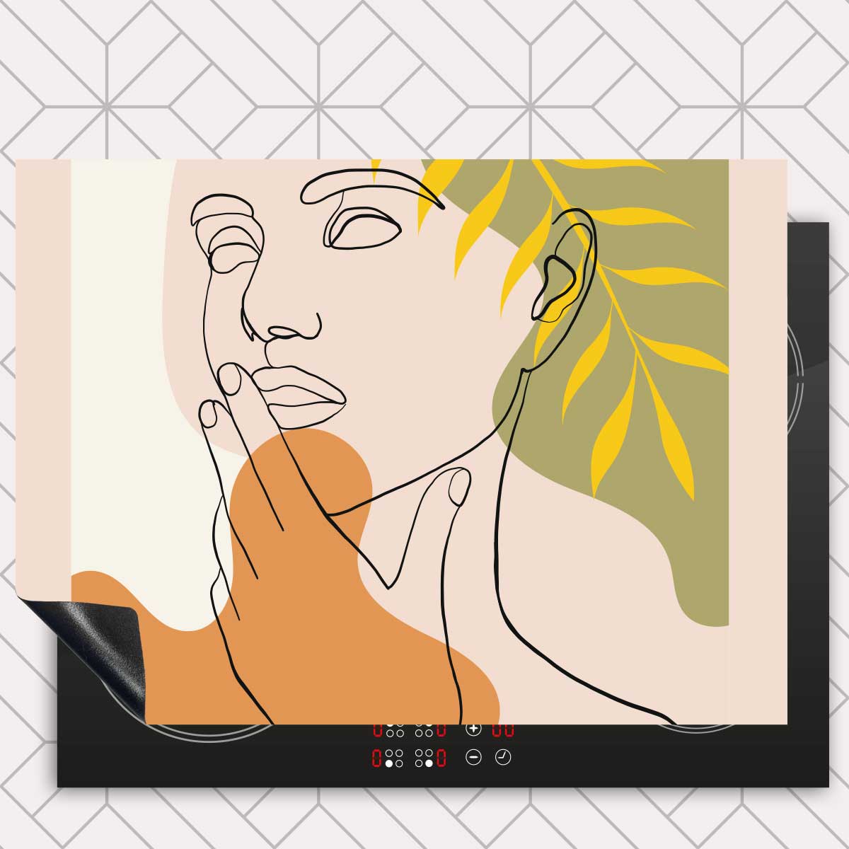 Inductie beschermer - Gracieuze vrouw