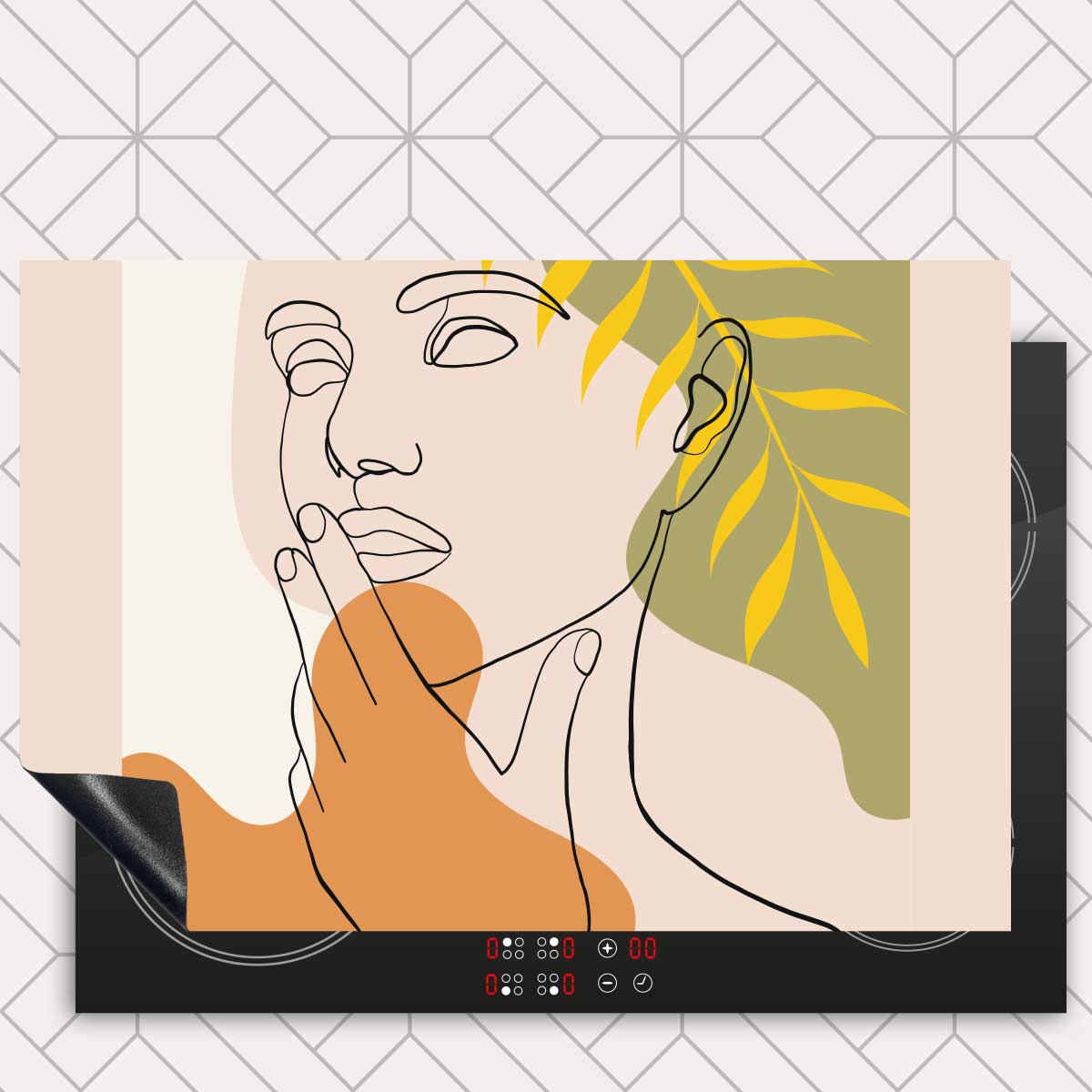 Inductie beschermer - Gracieuze vrouw