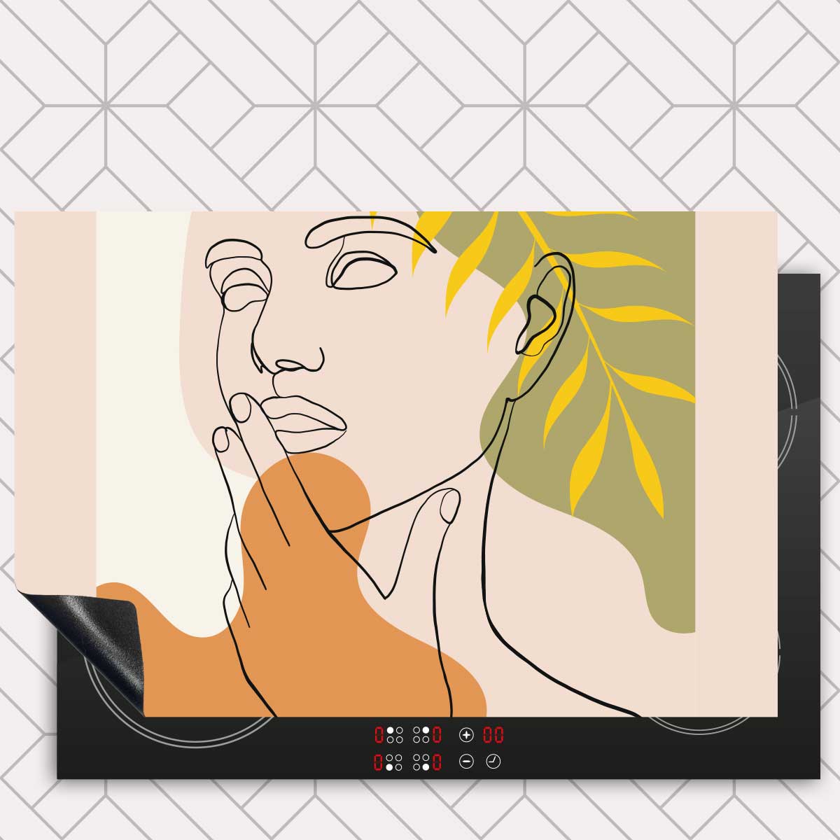 Inductie beschermer - Gracieuze vrouw