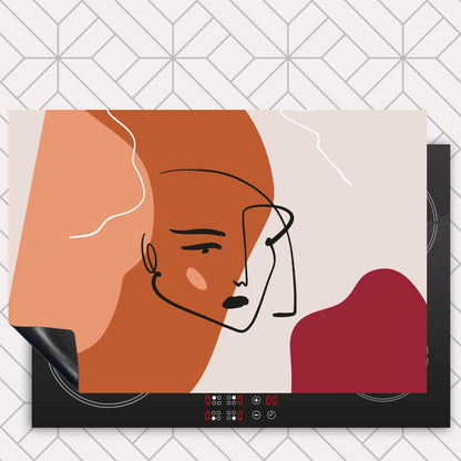 Inductie beschermer - Terracotta vrouw