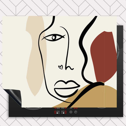 Inductie beschermer - Gezicht met hartje