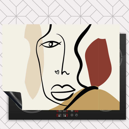 Inductie beschermer - Gezicht met hartje