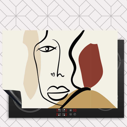 Inductie beschermer - Gezicht met hartje