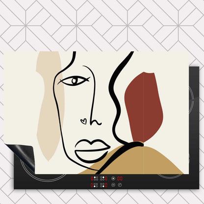 Inductie beschermer - Gezicht met hartje