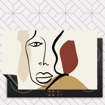 Inductie beschermer - Gezicht met hartje