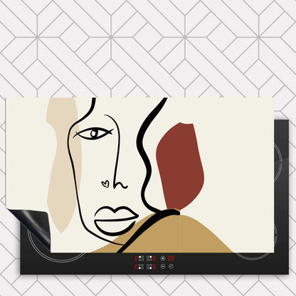 Inductie beschermer - Gezicht met hartje