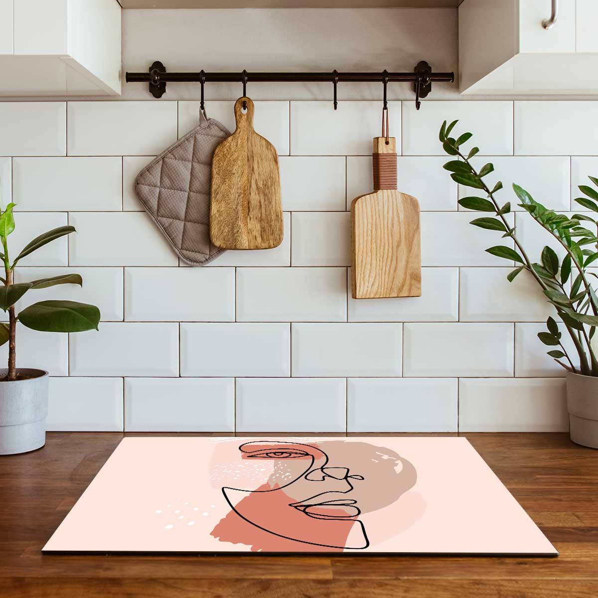 Inductie beschermer - Gezicht in balans