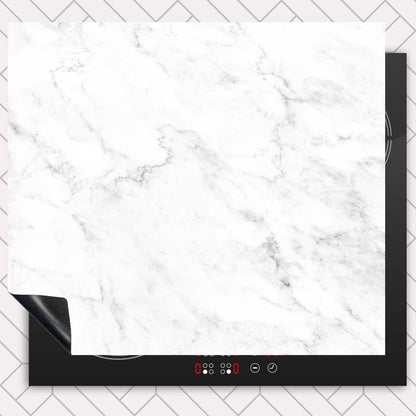 Inductie beschermer - Marmer Intens Wit
