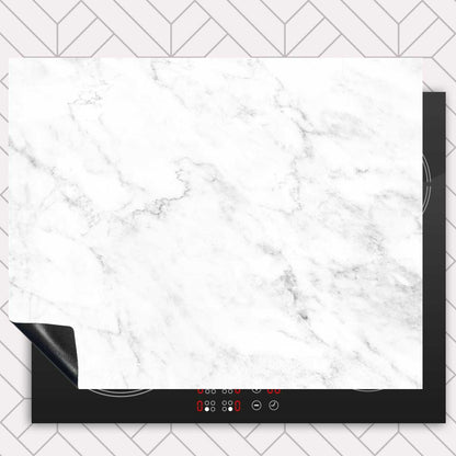 Inductie beschermer - Marmer Intens Wit