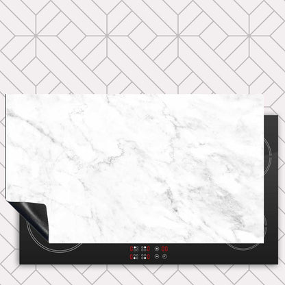 Inductie beschermer - Marmer Intens Wit
