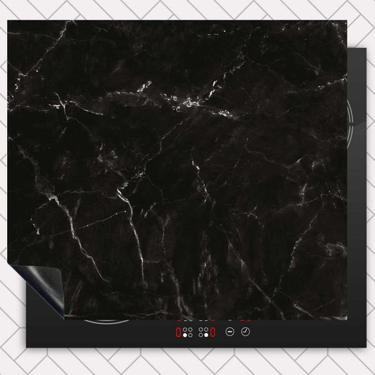 Inductie beschermer - Marmer Zwart
