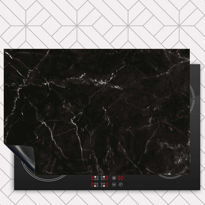 Inductie beschermer - Marmer Zwart