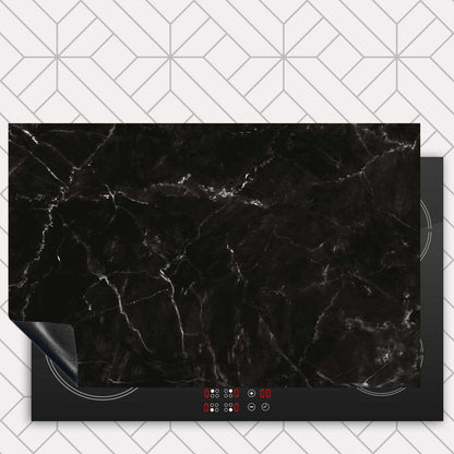 Inductie beschermer - Marmer Zwart