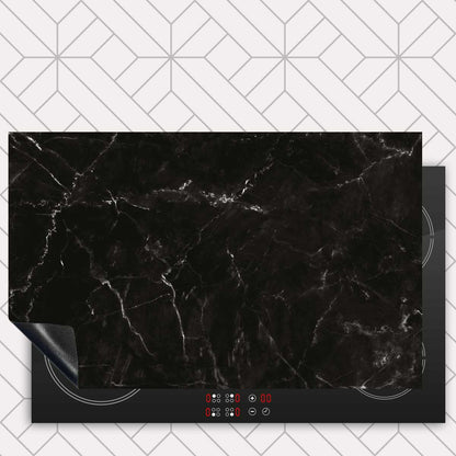 Inductie beschermer - Marmer Zwart