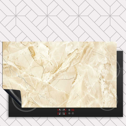 Inductie beschermer - Marmer Beige
