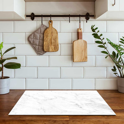 Inductie beschermer - Marmer Intens Wit