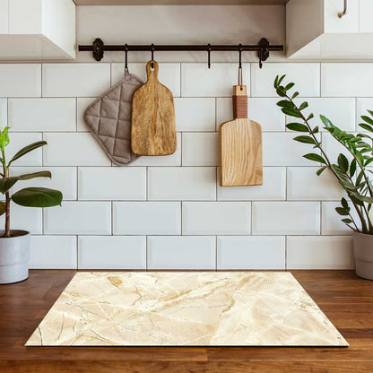 Inductie beschermer - Marmer Beige