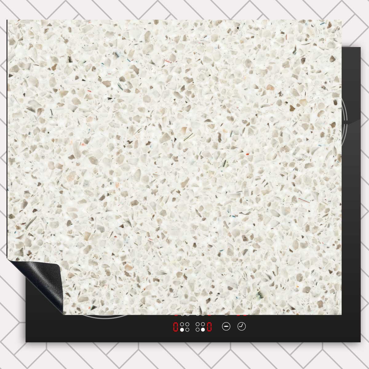 Inductie beschermer - Terrazzo