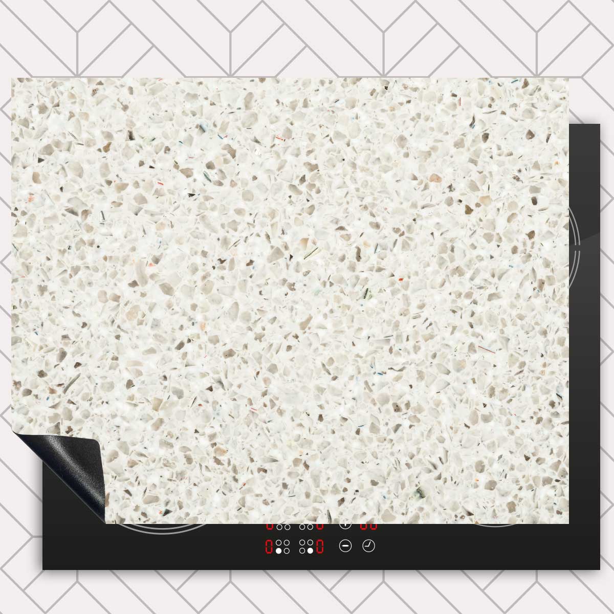 Inductie beschermer - Terrazzo