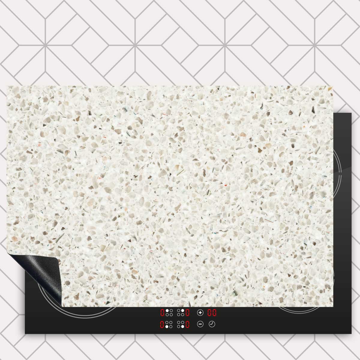 Inductie beschermer - Terrazzo