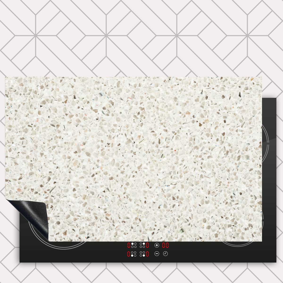 Inductie beschermer - Terrazzo