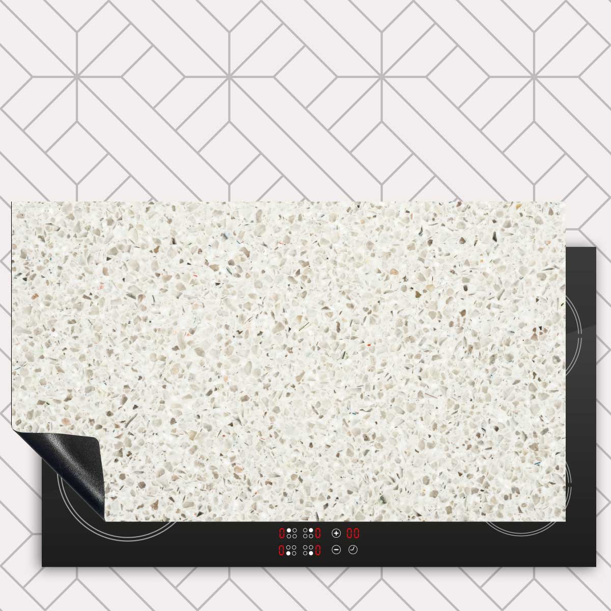 Inductie beschermer - Terrazzo