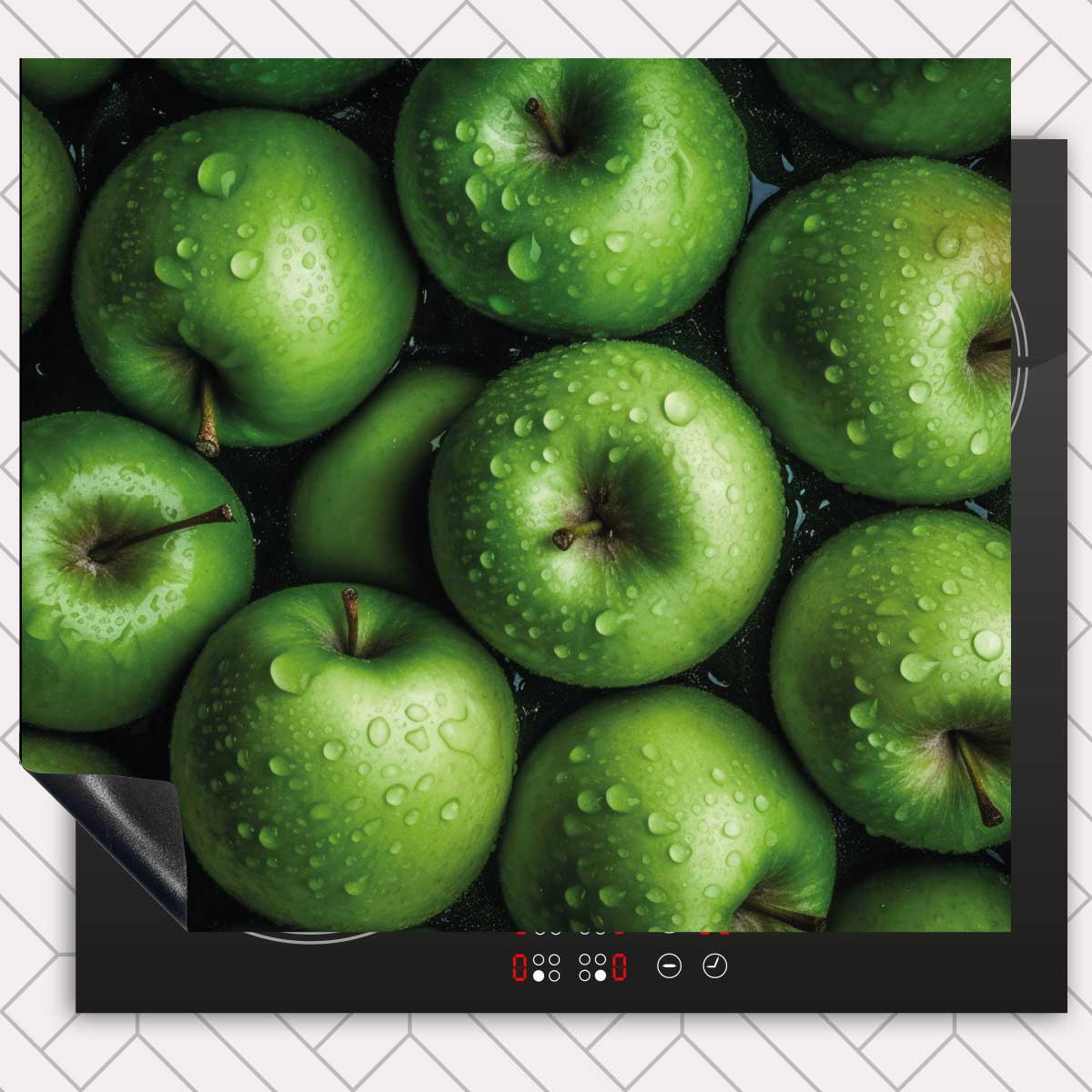 Inductie beschermer - Groene appels