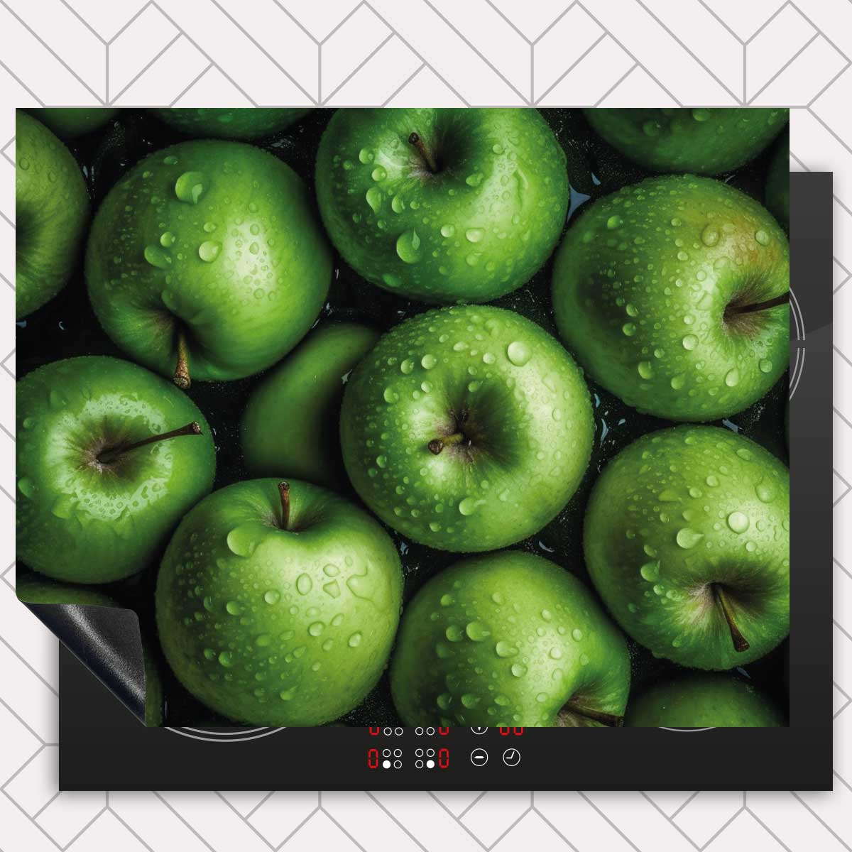 Inductie beschermer - Groene appels