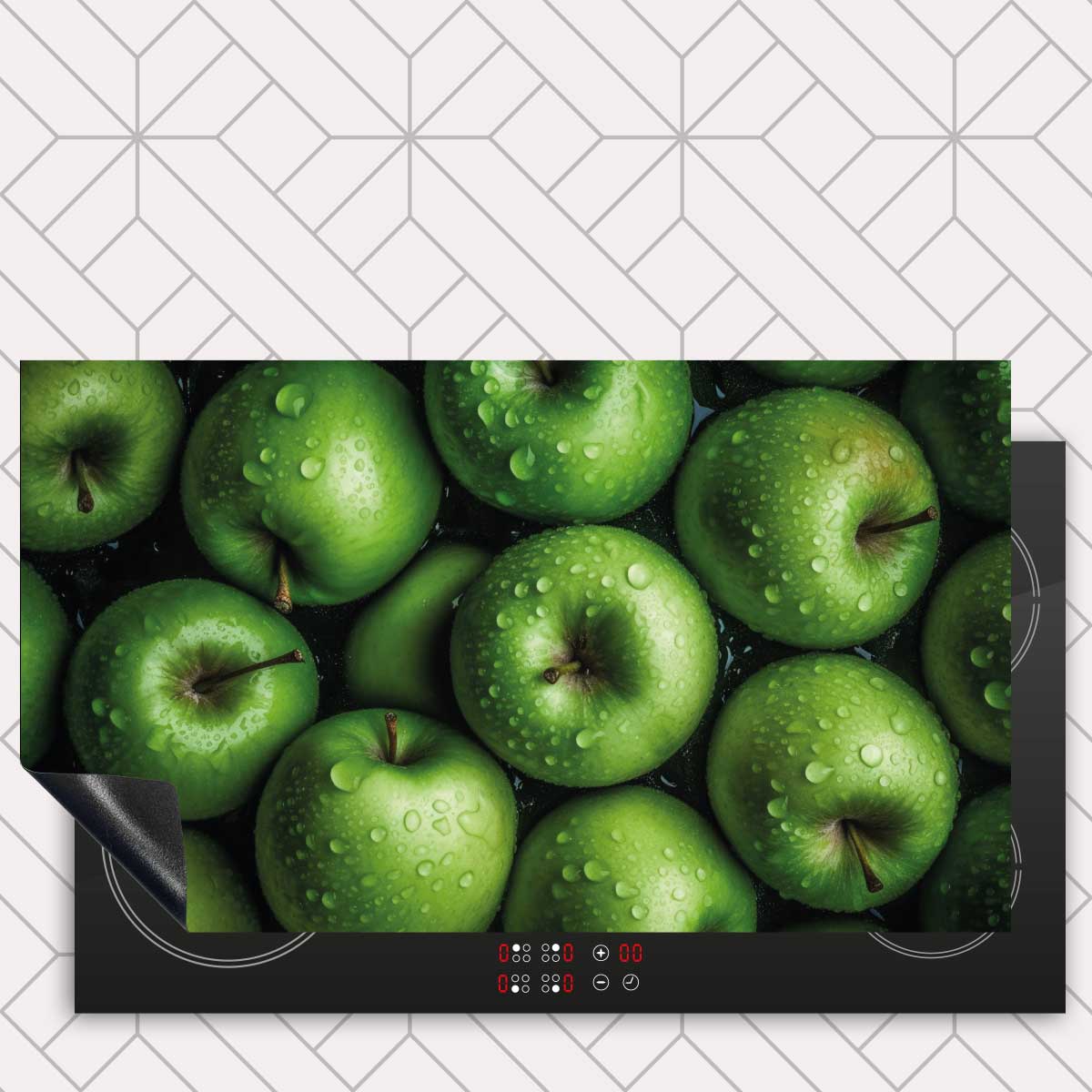 Inductie beschermer - Groene appels