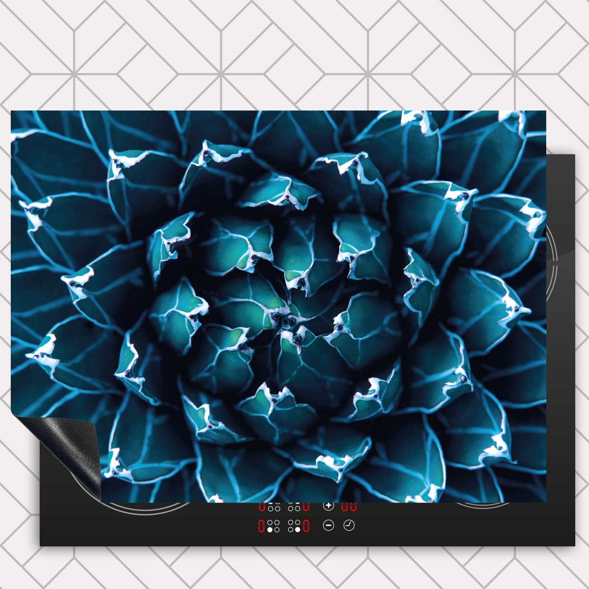 Inductie beschermer - Blauwe agave