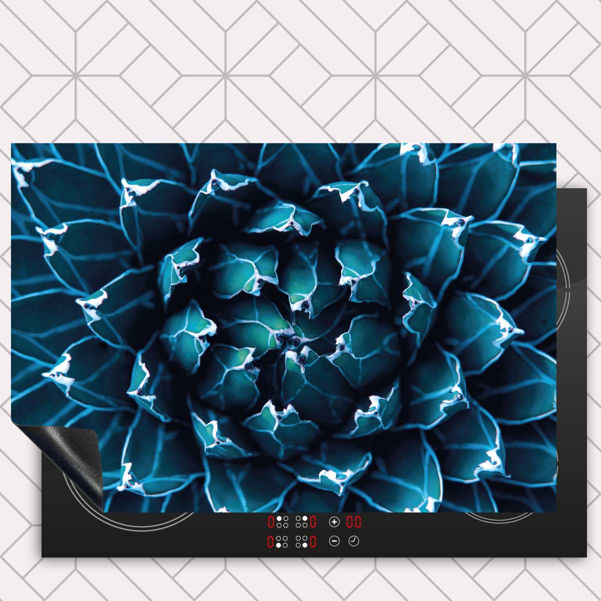 Inductie beschermer - Blauwe agave