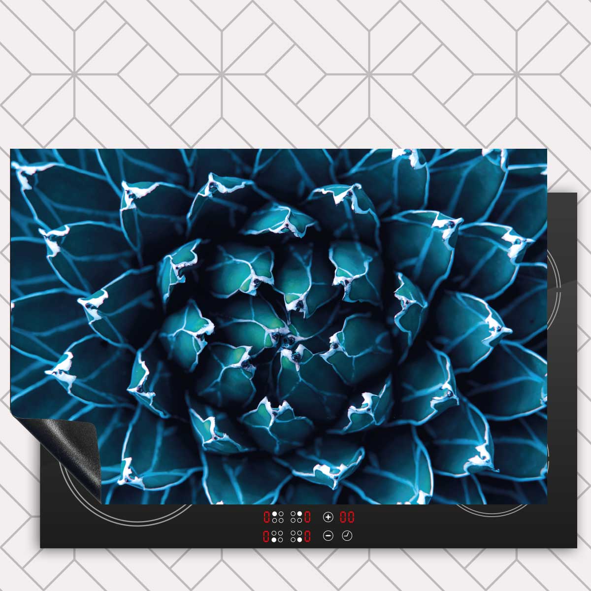 Inductie beschermer - Blauwe agave