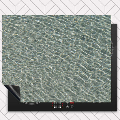 Inductie beschermer - Helderblauwe zee