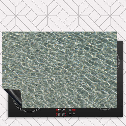 Inductie beschermer - Helderblauwe zee