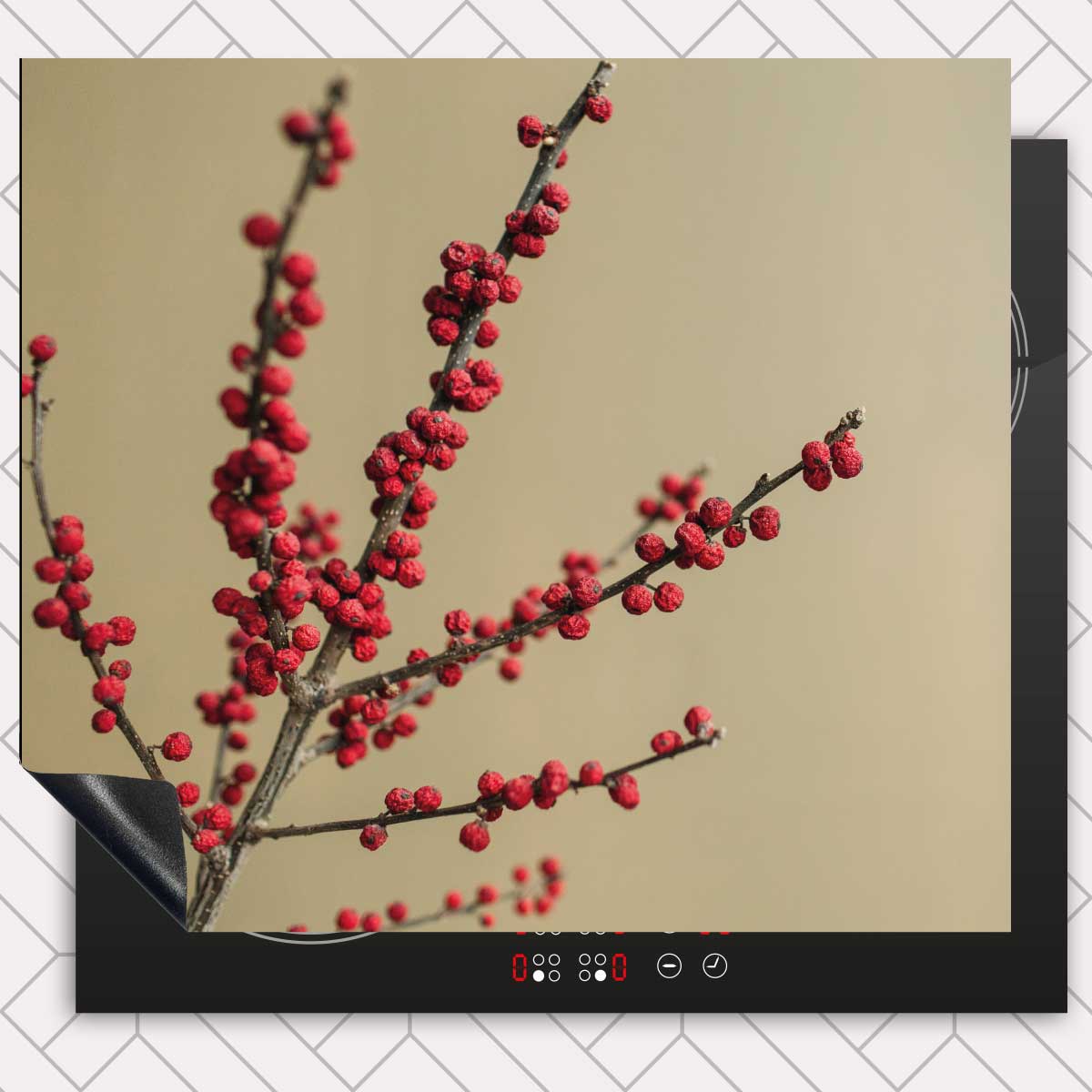 Inductie beschermer - Rode bessen