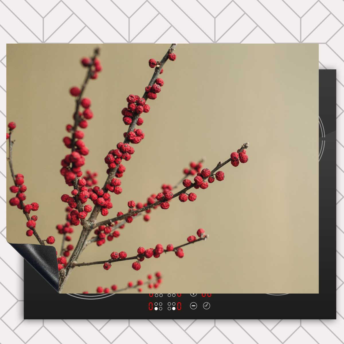 Inductie beschermer - Rode bessen